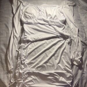 Amazon Women's Long Sleeve White Dress